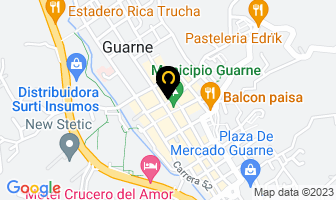 Mapa de Drogueria Primordial en Guarne
