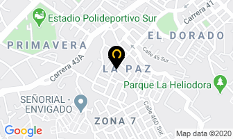 Mapa de Droguería Punto Saludable en Envigado