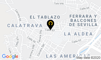 Mapa de Droguería Punto Vital en Itaguí