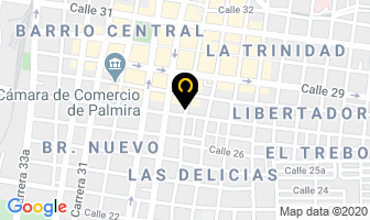 Mapa de Droguería Real en Palmira