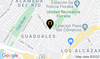 Mapa de Droguería Salud Y Vida en Cali