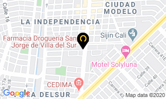 Mapa de Droguería San Jorge en Cali