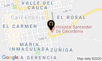 Mapa de Droguería Santander en Caicedonia
