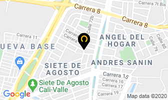 Mapa de Droguería Siete De Agosto en Cali