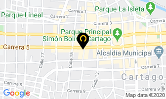 Mapa de Droguería Surtidrogas en Cartago