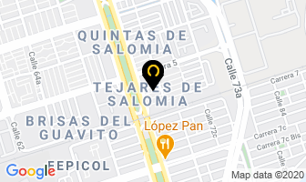 Mapa de Droguería Tejares en Cali