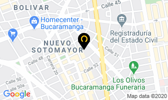 Mapa de Droguería Total en Bucaramanga