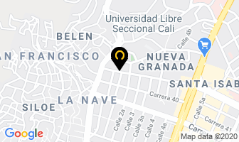 Mapa de Droguería Unidas en Cali