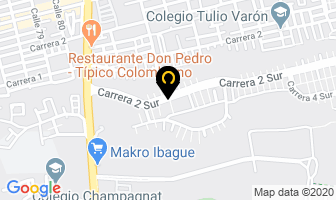 Mapa de Droguería Unifamiliar en Ibagué