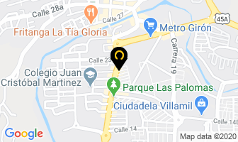 Mapa de Drogueria Vital en Girón