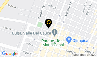 Mapa de Droguería Y Perfumería Del Valle en Buga
