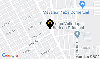 Mapa de Droguerías La Botica en Valledupar