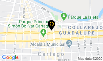 Mapa de Droguerías Multidrogas en Cartago