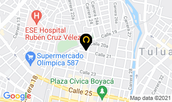Mapa de Droguría Farmacenter en Tulua