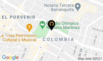 Mapa de Dry Wall-tec De Colombia en Barranquilla
