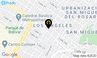 Mapa de Dulce Abril en Medellín