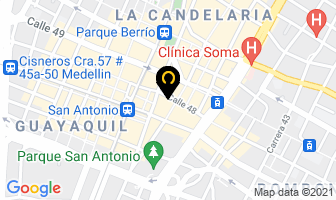 Mapa de Dulce Aroma De Mujer en Medellín