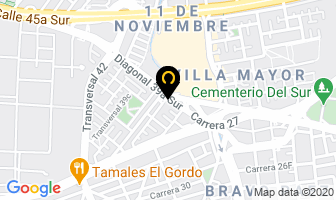 Mapa de Dulce Detalle en Bogotá D.C