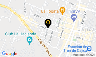 Mapa de Dulce Nido Pañalera en Cajicá