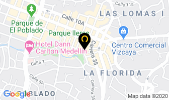 Mapa de Dulce Tentación en Medellín