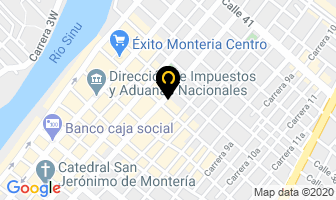 Mapa de Dulcería La Americana en Montería