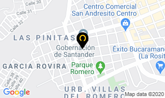 Mapa de Dulces Alba en Bucaramanga