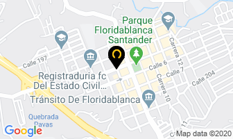 Mapa de Dulces Celis en Floridablanca