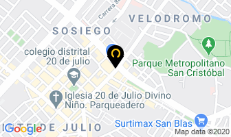 Mapa de Dulces María C. en Bogotá D.C