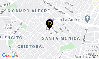 Mapa de Dulces Sarita en Medellín