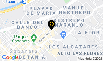 Mapa de Dulcinea Ltda. en Medellín