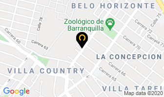 Mapa de Dulcinea Repostería en Barranquilla