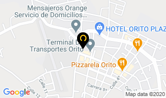 Mapa de Dulcitienda en Orito