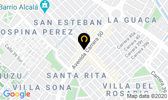 Mapa de Dulzuras Y Arte en Bogotá D.C