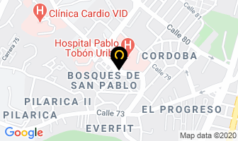 Mapa de Duque Mora Antonio en Medellín