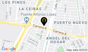 Mapa de Duro Hierros S.a. en Cali