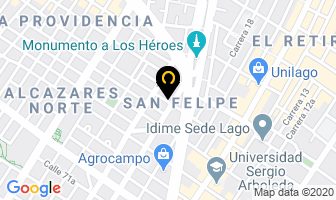 Mapa de Dvf Auditoria Latina S.a.s. en Bogotá D.C