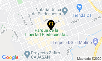 Mapa de Dy Aruba en Piedecuesta