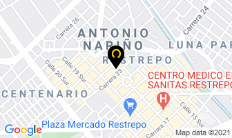 Mapa de Dybrand Leather en Bogotá D.C