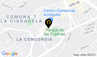 Mapa de Dynamo Electronics en Bucaramanga