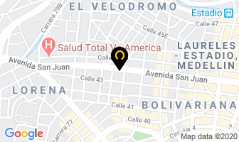 Mapa de E & P Drywall en Medellín