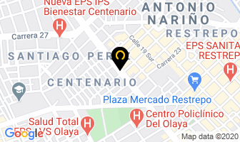 Mapa de E-Colombia Cinturones en Bogotá D.C