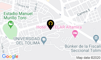 Mapa de E G Eventos en Ibagué