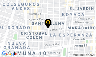 Mapa de E. &. M Eventos Y Mas en Cali