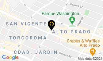 Mapa de E-nygma en Barranquilla