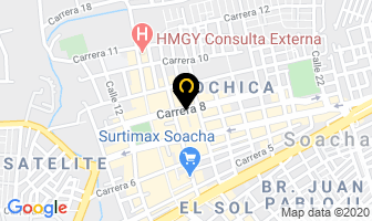 Mapa de E. R. Inmobiliaria en Soacha