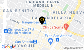 Mapa de Eagli en Medellín