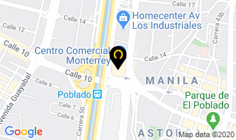 Mapa de Easy Systems S.a.s en Medellín