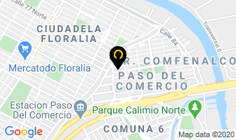 Mapa de Ebanistería El Mocho en Cali