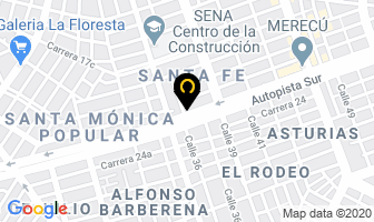 Mapa de Ebanisteria Mueble Moderno en Cali
