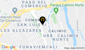 Mapa de Ebanistería Robles en Cali